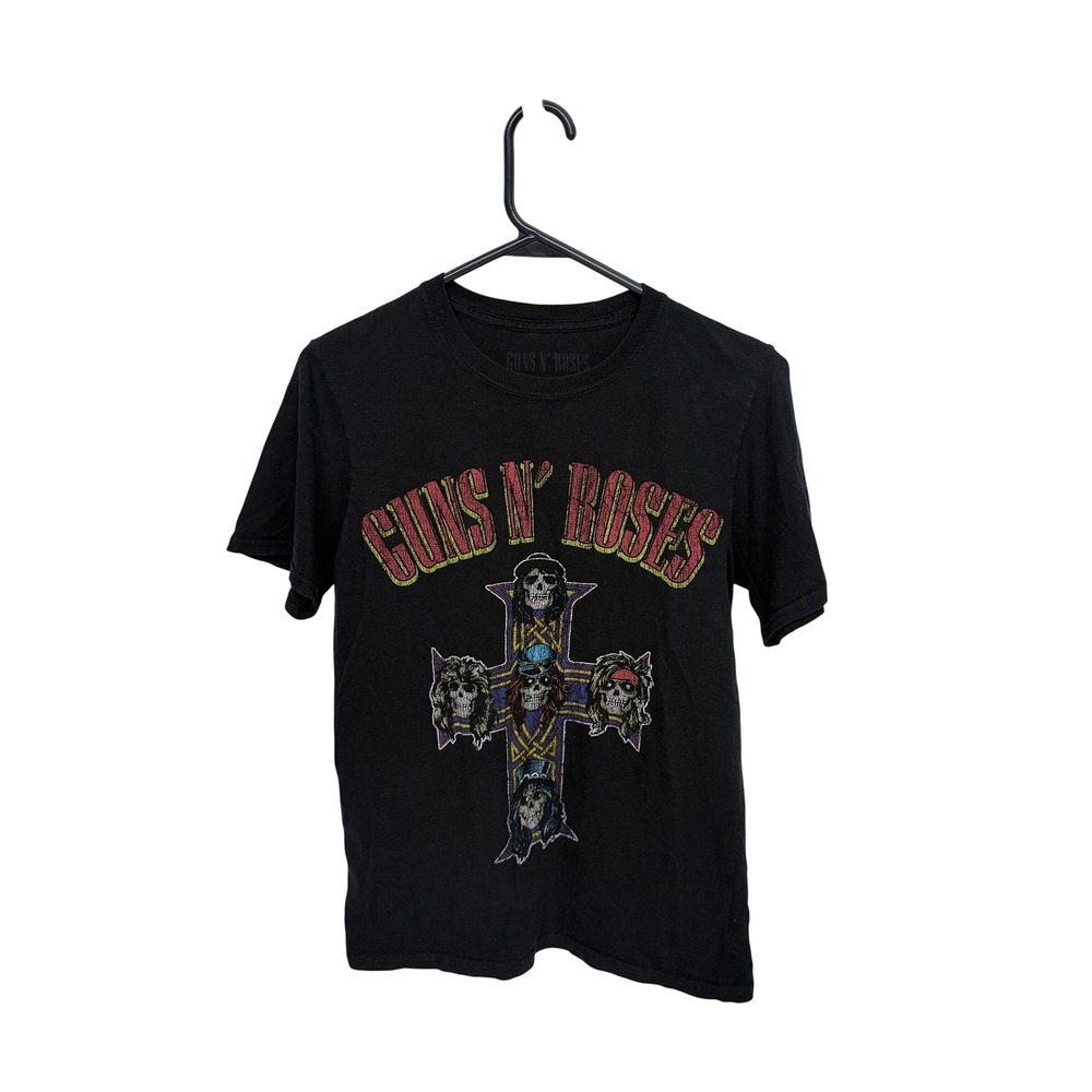 Guns N Roses Appetite for Destruction Graphic Tee Black Small Band Shirt
